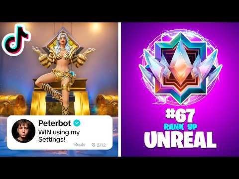 I Used TikTok Advice To RANK UP In Fortnite!