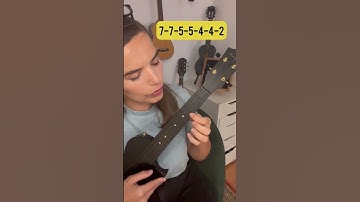 Twinkle Little Star Ukulele Tutorial For Kids 🌟 In Under A Minute!🕛
