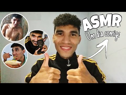 ASMR - UM DIA COMIGO / Minha REALIDADE!