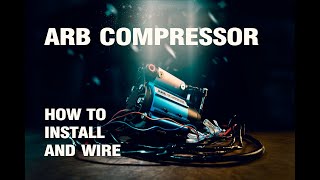 ARB CKMA12 Compressor Jeep JK. Full Install Wiring and Testing. Time lapse.