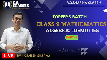 Polynomial class 9 | Algebric identities | Class 9 RD Sharma solution | NCERT Solutions 2025