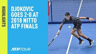 Highlights: Djokovic Beats Zverev To Move To 2-0 At The 2018 Nitto ATP Finals
