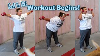 Workout Routine Begins! Fat to Fit Weight Loss Journey!
