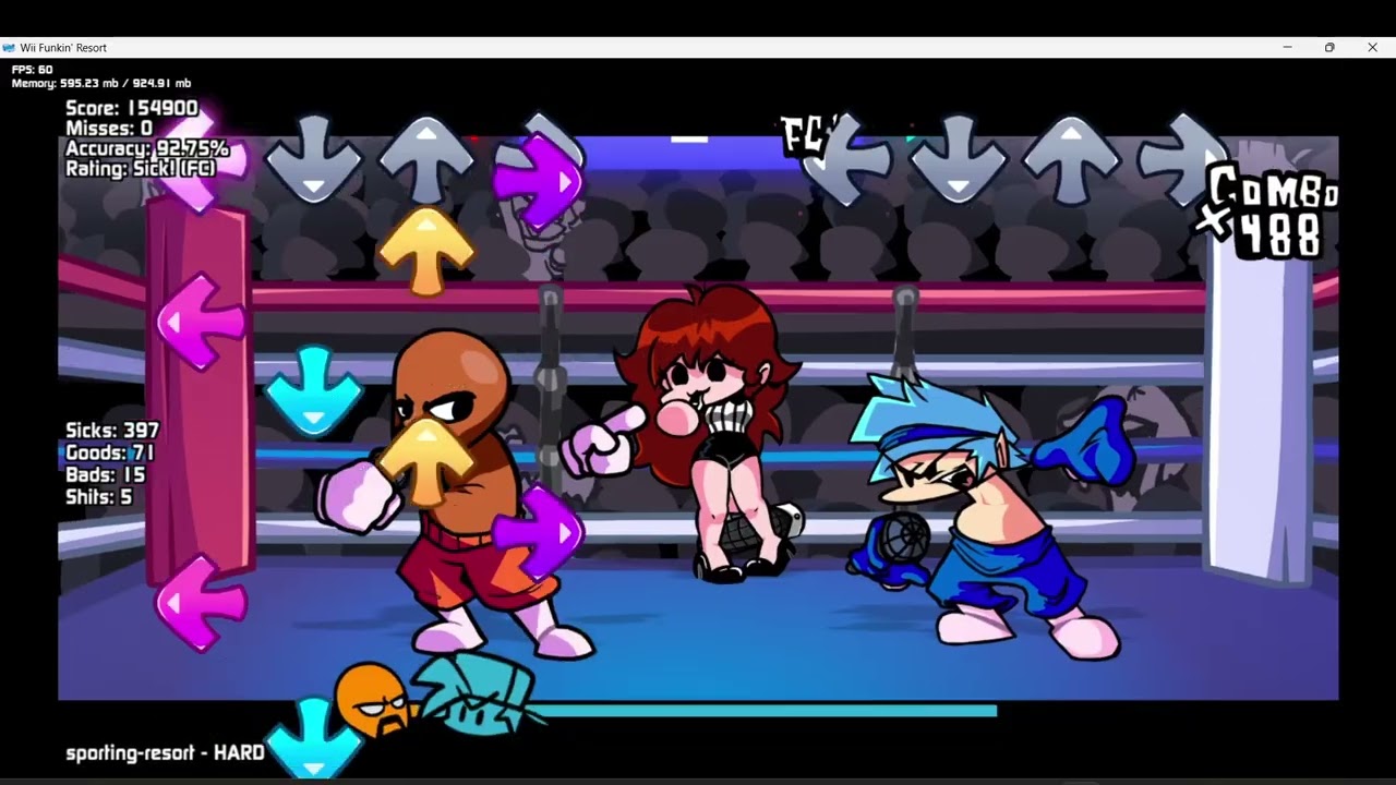 FNF Wii Funkin' Resort (Vs Matt): Sporting Resort