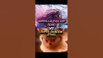 Godzilla Evolved (GXK) VS Super Shadow (STH3) #godzillaevolved #shadowthehedgehog