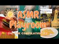 Asmr playroom tiktok compilation 5  fast food burger matcha boba cheesy slime nachos