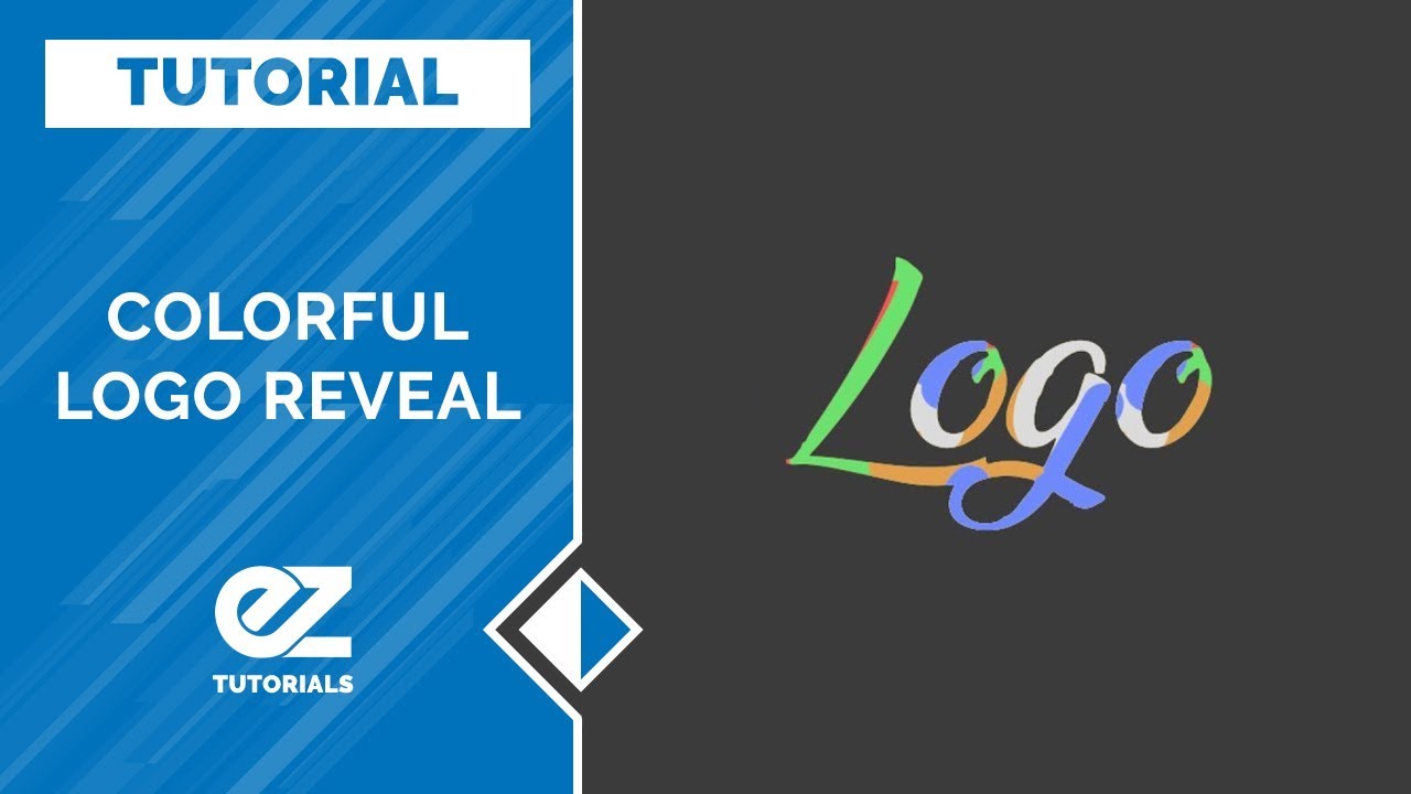 How To Create A Colorful Logo Reveal After Effects Tutorial - YouTube