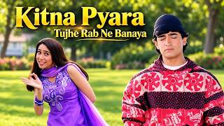 Kitna Pyara Tujhe Rab Ne Banaya Ji Kare Dekhta Rahun - Alka Yagnik & Udit Narayan | Raja Hindustani