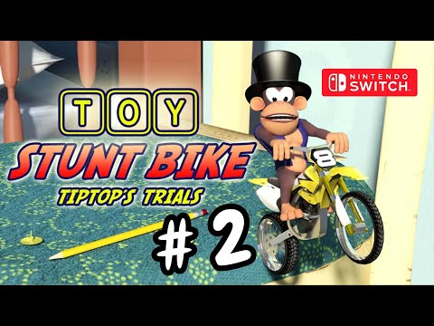 Toy Stunt Bike: Tiptop's Trials Nintendo Switch Gameplay