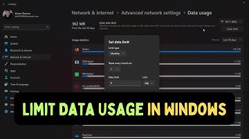 How to Limit Data Usage in Windows 11