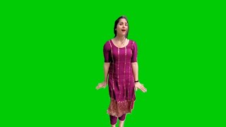 Girl Dance Video Green Screen Girl Video Green Background No Copyright