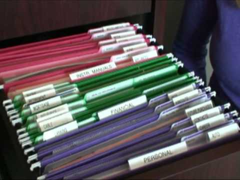 Tips For Organizing A File Drawer Youtube