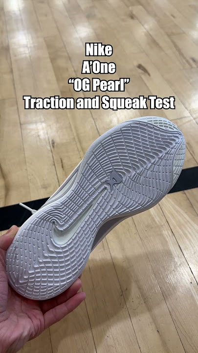 Nike A'One OG Pearl Traction and Squeak Test #nikebasketball #ajawilson