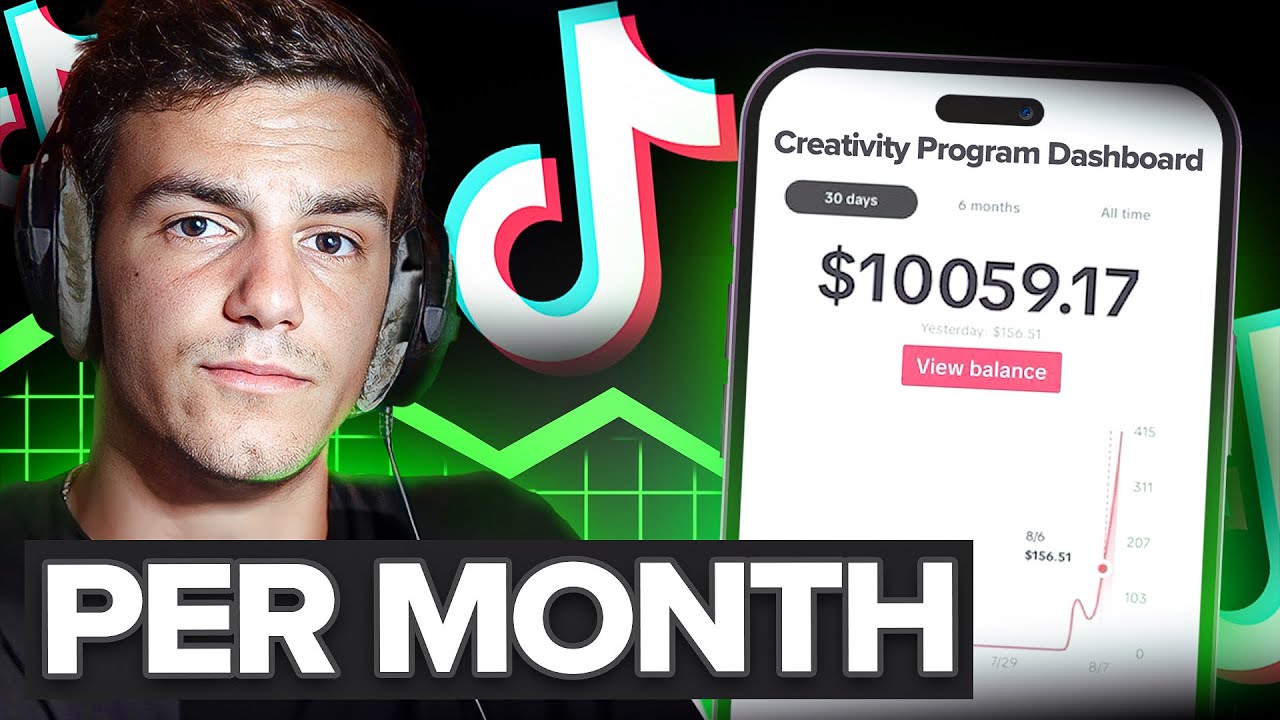 ⁣Easiest Way To Make $10k/Month In 2023 (TikTok Creativity Program)