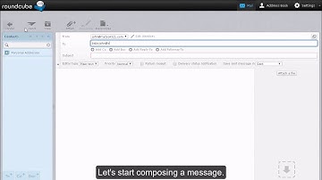How To Save a Draft Message in RoundCube