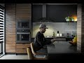 Our Modern Black Kitchen Remodel & Design (Smart Home Kitchen)