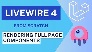 Rendering Full Page Components || Laravel Livewire Beginner Series