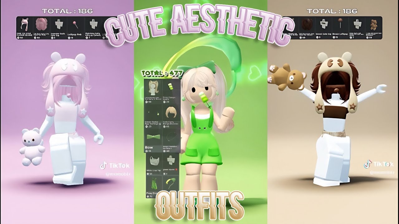 AESTHETIC Roblox Outfit Ideas *TikTok Compilation* 