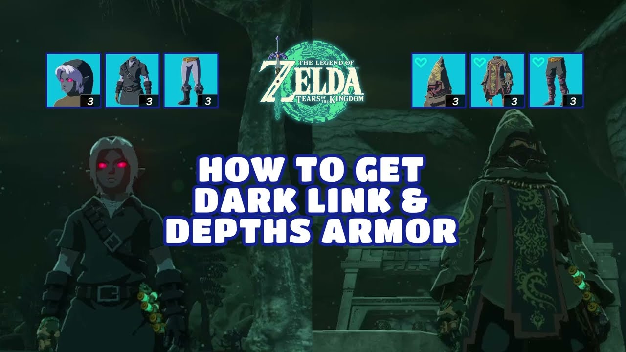 How to get Dark Link & Depths Armor! 6 Bargainer Statues Location in Zelda Tears of the Kingdom