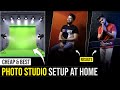 Cheap & Best Photoshoot Backdrop Studio Setup at Home | Sahil Dhalla