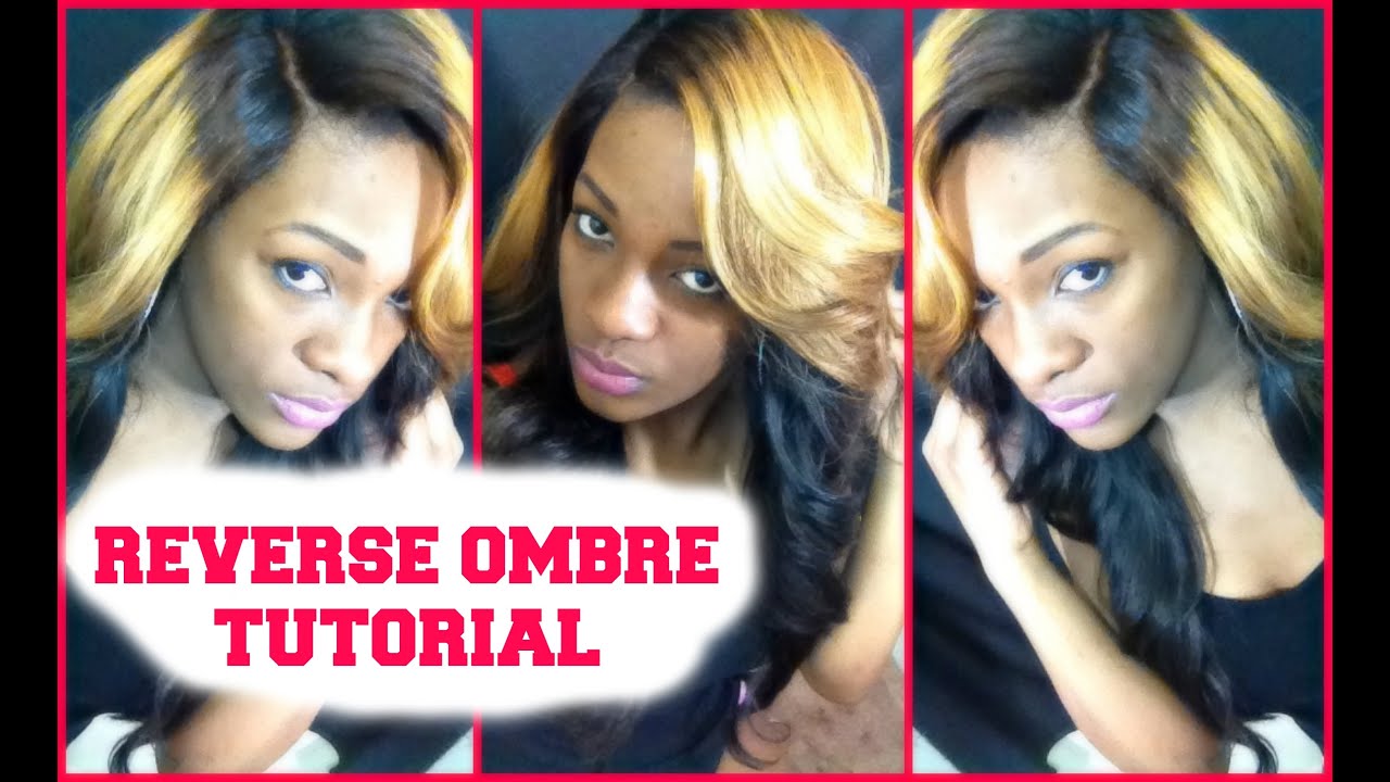 Easy Reverse Ombre Tutorial Let S Go Blonde Youtube