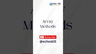 Array Methods Javascript