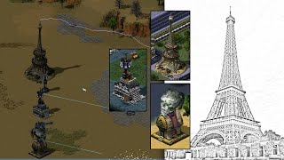 Red Alert 2: [YR] - Paris Tower, Mayan Pyramid & Yuri Statue