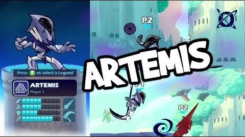 NEW LEGEND ARTEMIS! LANCE & SCYTHE, ALL SIGNATURES - Brawlhalla Reveal