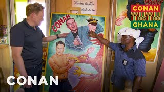 Conan Brings His Ghanaian Movie Poster To Life | CONAN on TBS