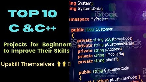 Top 10 C and C++ Projects for Beginners ||C and C++ programs for Beginners, trending