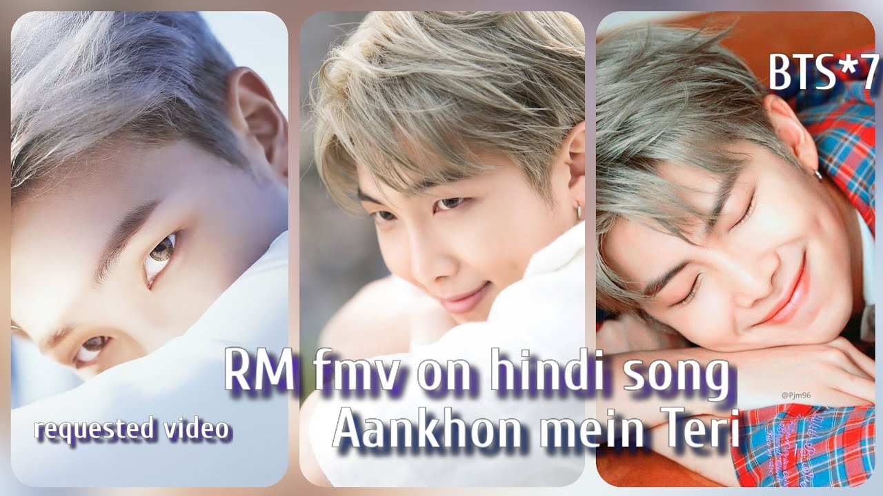 (requested video)BTS💜Kim namjoon fmv on hindi song💜teri nazaro ne(aankhon mein Teri)💜rm love song 💜