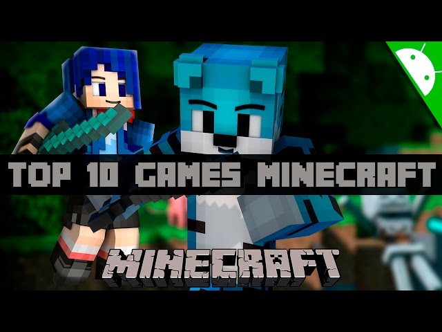 5 MELHORES JOGOS PARECIDOS COM O MINECRAFT 