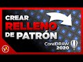 RELLENO de PATRÓN en Corel Draw 💟 / PATRÓN PERSONALIZADO! / ArtiMaña /