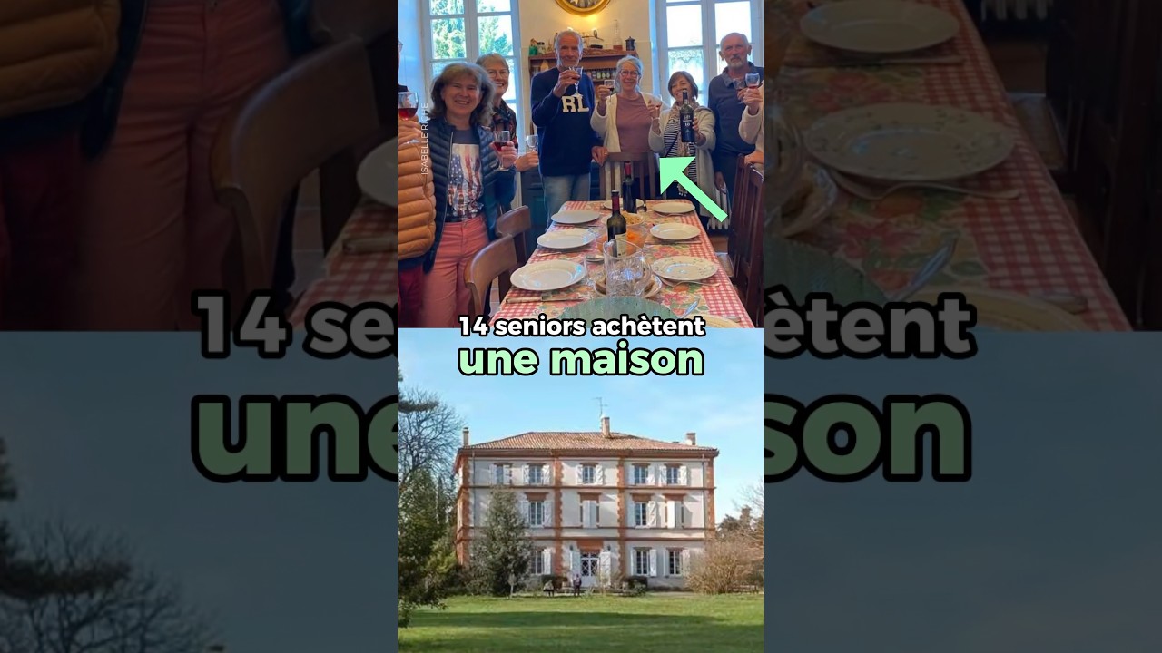 14 seniors achètent une maison pour ne pas aller en Ehpad