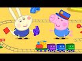 Świnka Peppa ⭐ Zabawa z pociągami!  ⭐ Bajki Po Polsku | Peppa po Polsku