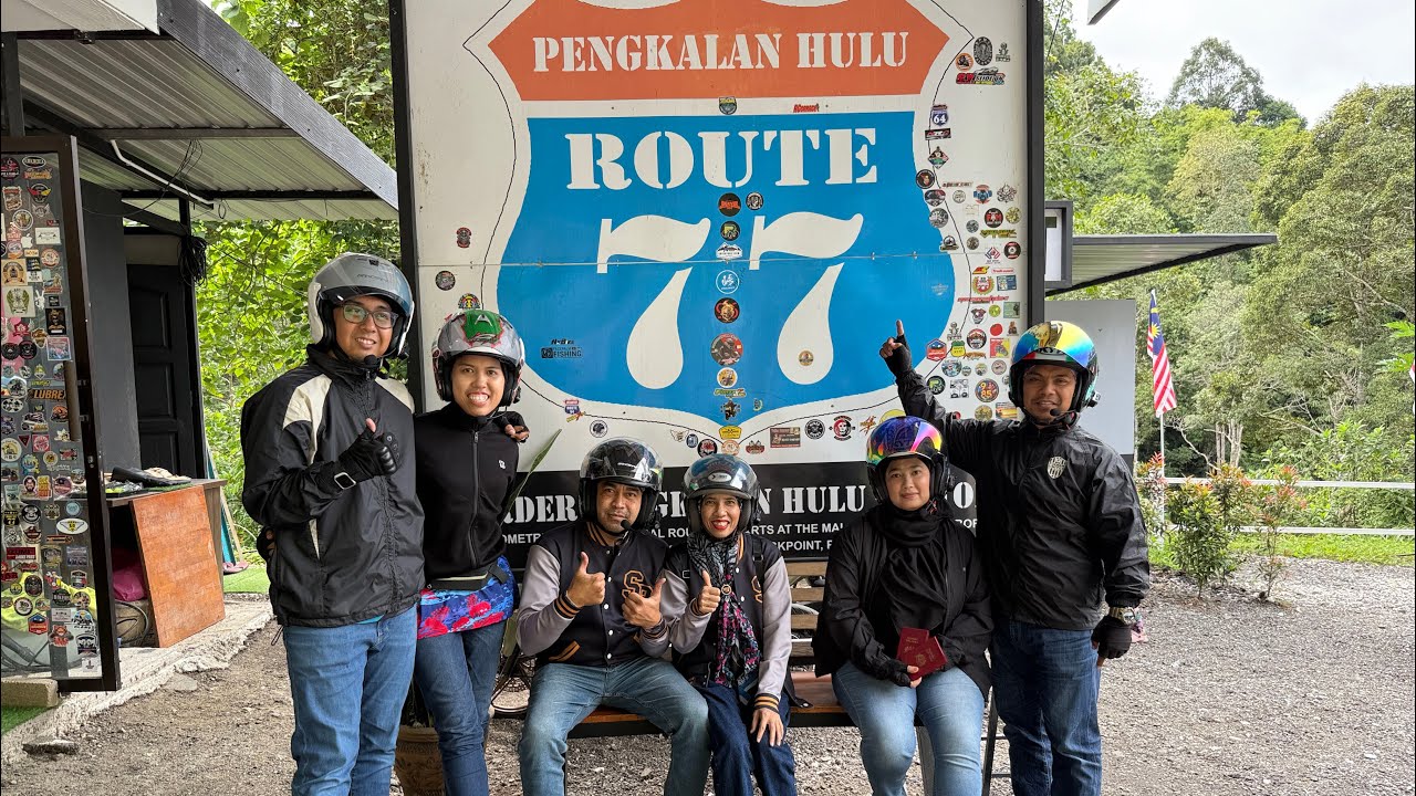 Couple ride Betong Thailand | cuti maulidul rasul | first time ride berenam | 