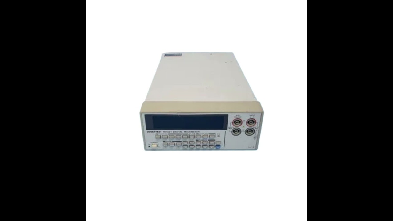Advantest R6552 Series Digital Multimeters - YouTube