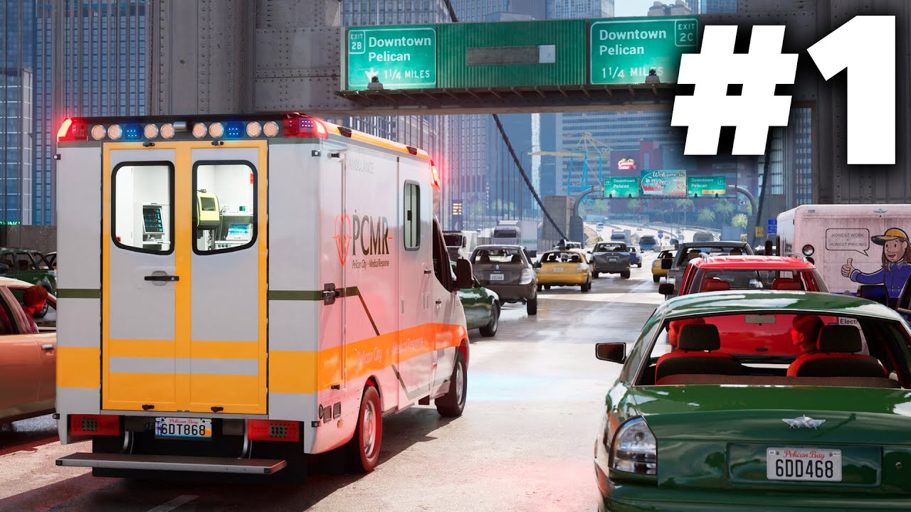 ⁣AMBULANCE LIFE A PARAMEDIC SIMULATOR Gameplay Walkthrough Part 1 - INTRO (Full Game)