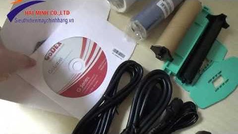 Hướng dẫn sử dụng máy in mã vạch Godex G500