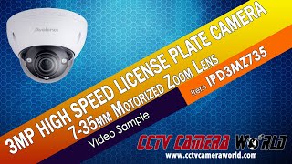 High Speed License Plate Capture Camera