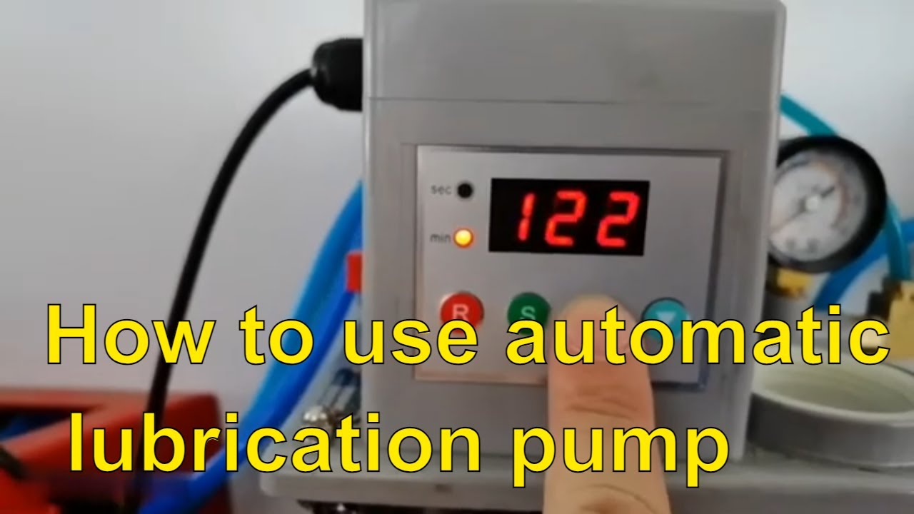 How to use automatic lubrication pump for fiber laser cutter