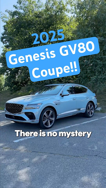 The 2025 Genesis GV80 Coupe!