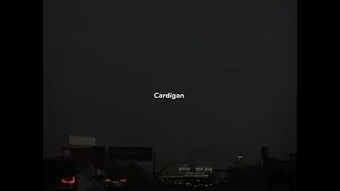 cardigan slowed 🎧
