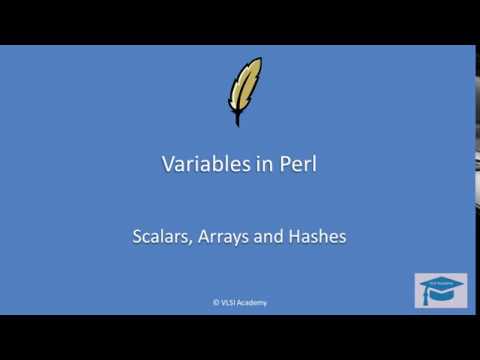 perl lec1 : defining variables in perl| scalars, arrays and hashes in perl