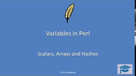 perl lec1 : defining variables in perl| scalars, arrays and hashes in perl