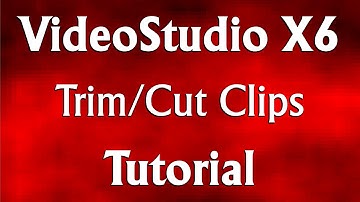 Corel VideoStudio Pro X6 - Trimming and Cutting Clips Tutorial
