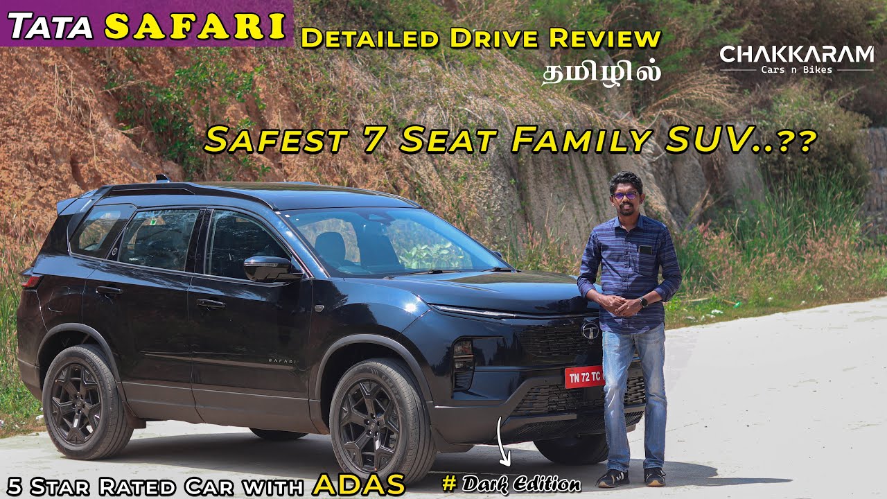 New Tata Safari Facelift | Dark Edition | Tamil Review | Chakkaram