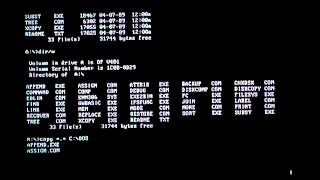 I GOT MS-DOS 4.01 TO WORK!!! (SORTA)