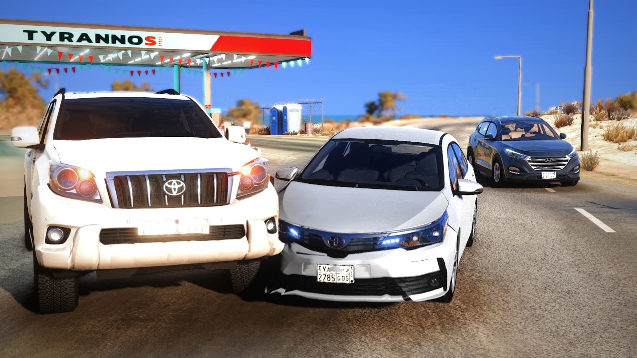 محاكي الحوادث - حوادث واقعية ... على مين الخطأ ؟ 🤷🏻‍♂️🔥 beamNG drive - realistic crashes