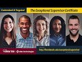 Exceptional Supervisor Certificate - Part 1